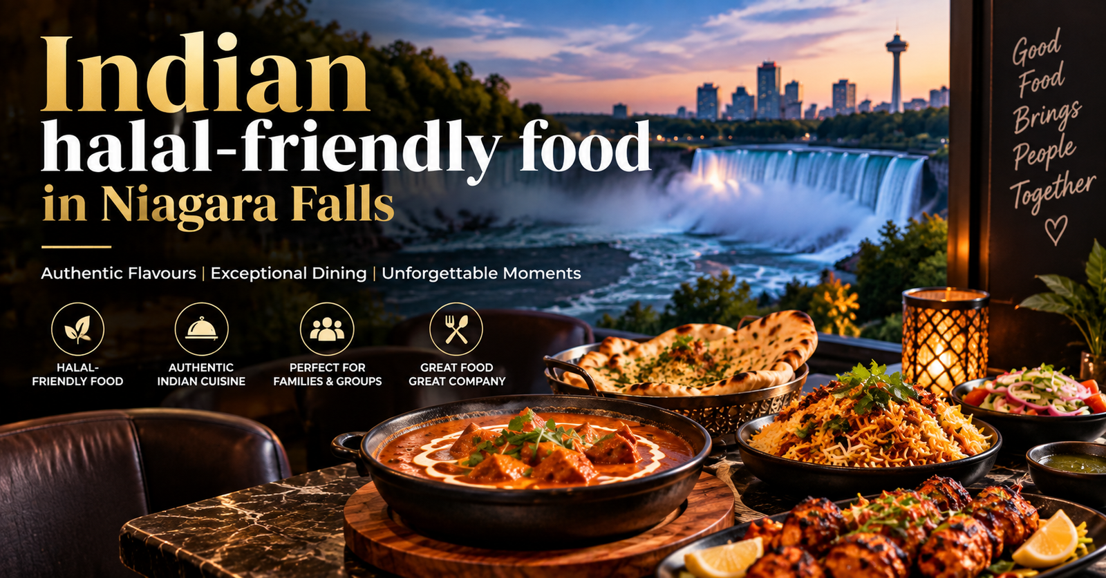 Indian halal-friendly food in Niagara Falls